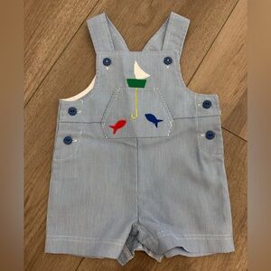 Florence Eiseman | Baby Romper - Sailboats & Fish